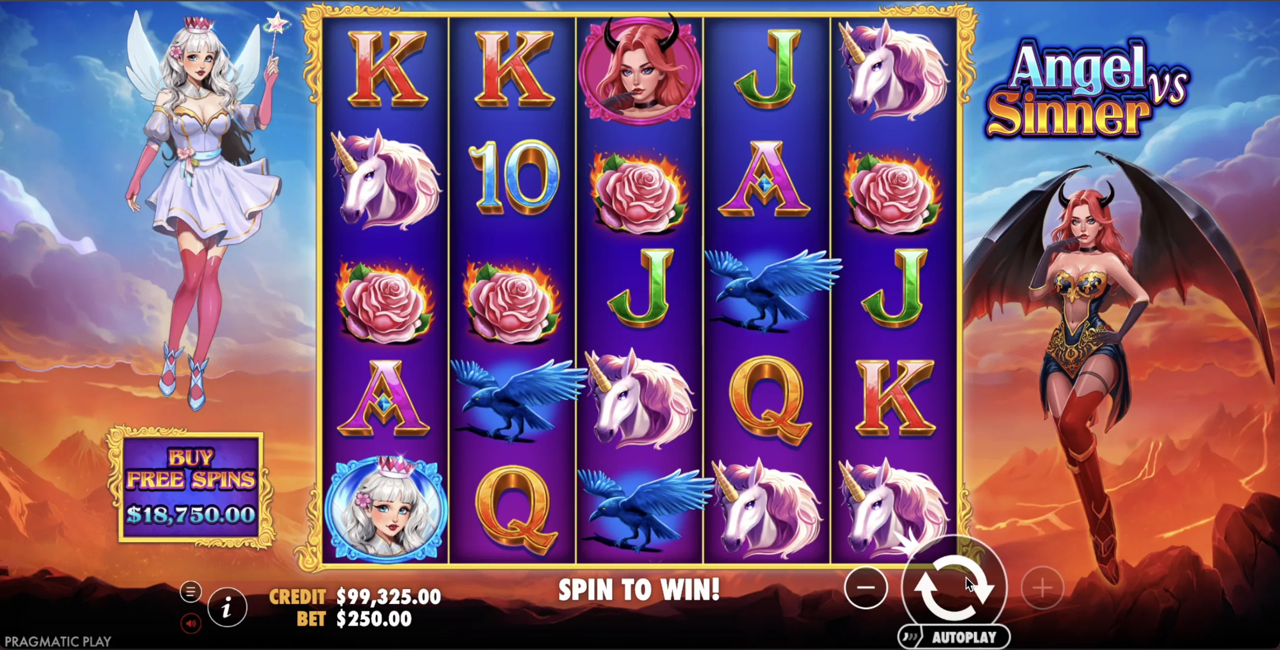 Angel vs Sinner Slot
